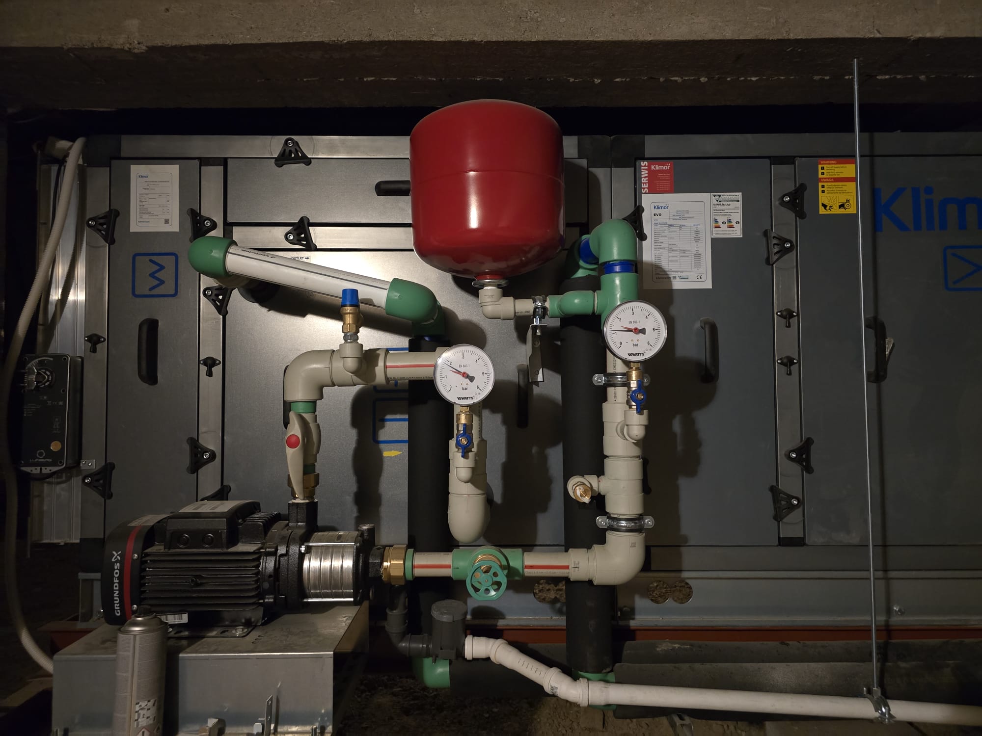 Zdjęcie wnętrza klimatyzacji